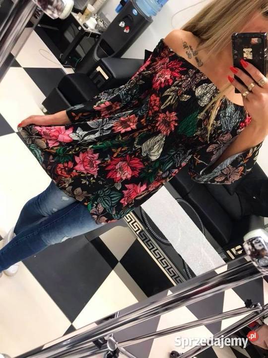 CUDNA bluzka tunika hiszpanka Paparazzi Fashion Inny materiał Łapy