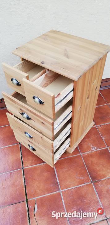 Szafka nocna stolik komoda apteczna drewniana Szafy, regały, półki mazowieckie Sulbiny