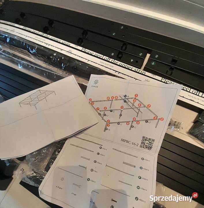 Łożko metalowa rama łóżka Zinus Van 150x190x41 Dąbrowa Górnicza