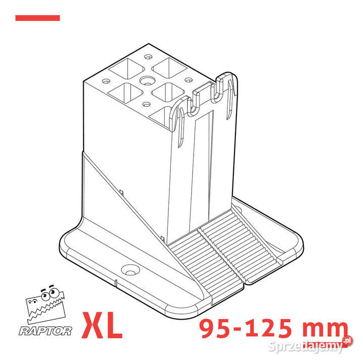 Wspornik tarasowy klinowy 95125 mm do legarów małopolskie Kraków