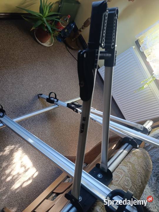 Bagażnik dachowy na relingi rowerowy