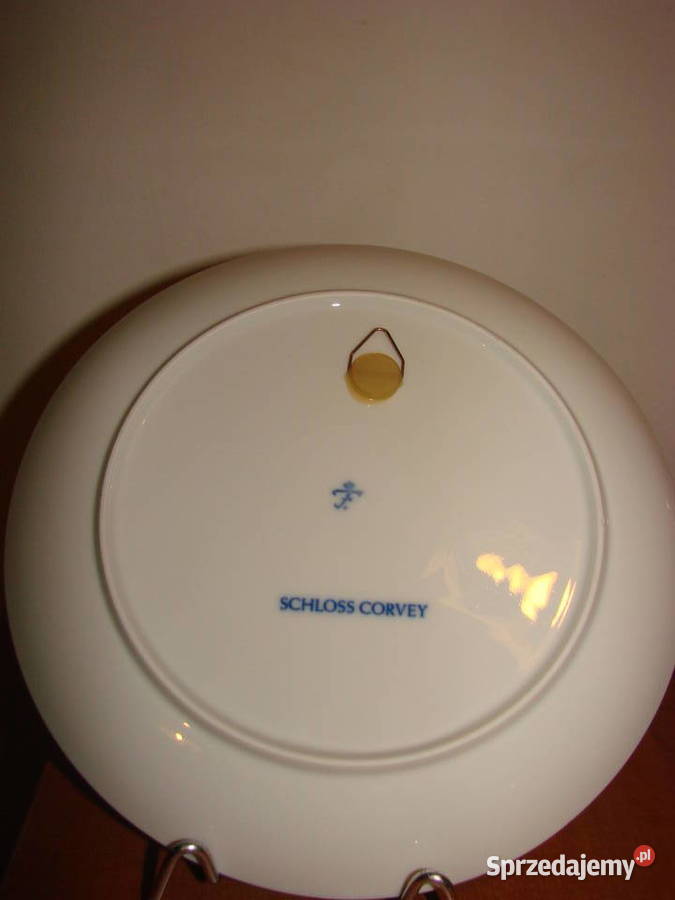 Furstenberg porcelanowy talerz Schloss Corvey pomorskie Pruszcz Gdański