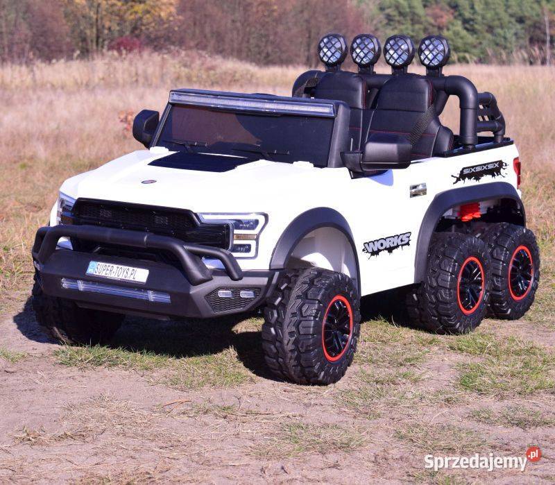 MEGA JEEP WORKS SIX 4X4 2 X 12V MĘKKIE KOŁA kujawsko-pomorskie Toruń