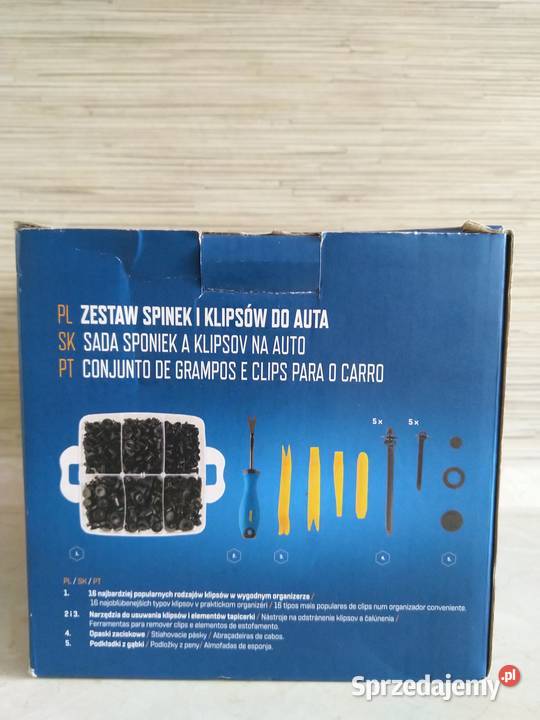 NAJTANIEJ Zestaw Spinek i Klipsów Do Auta 655X Zabrze