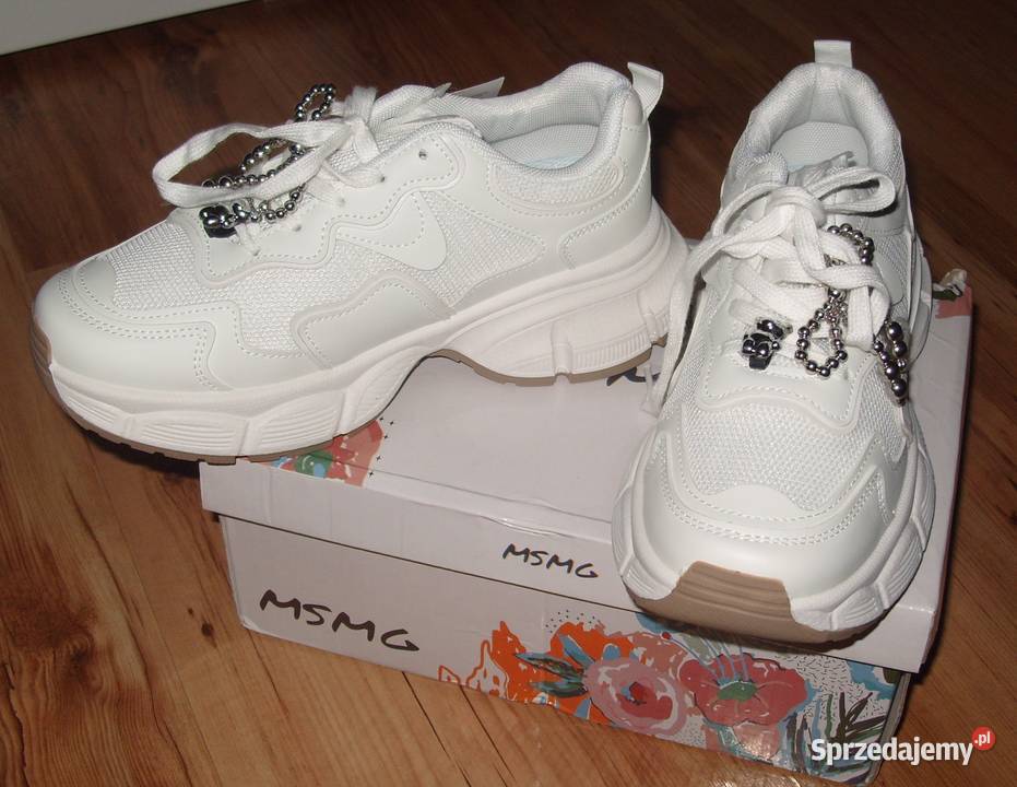 Adidasy Sneakersy ozdoby Miś kokardka siateczka Rawicz