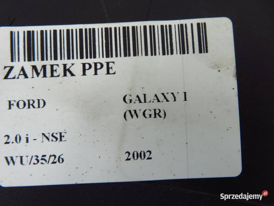 ZAMEK PRAWY PRZEDNI FORD GALAXY I 9 PIN Zamki, wkładki i kluczyki małopolskie