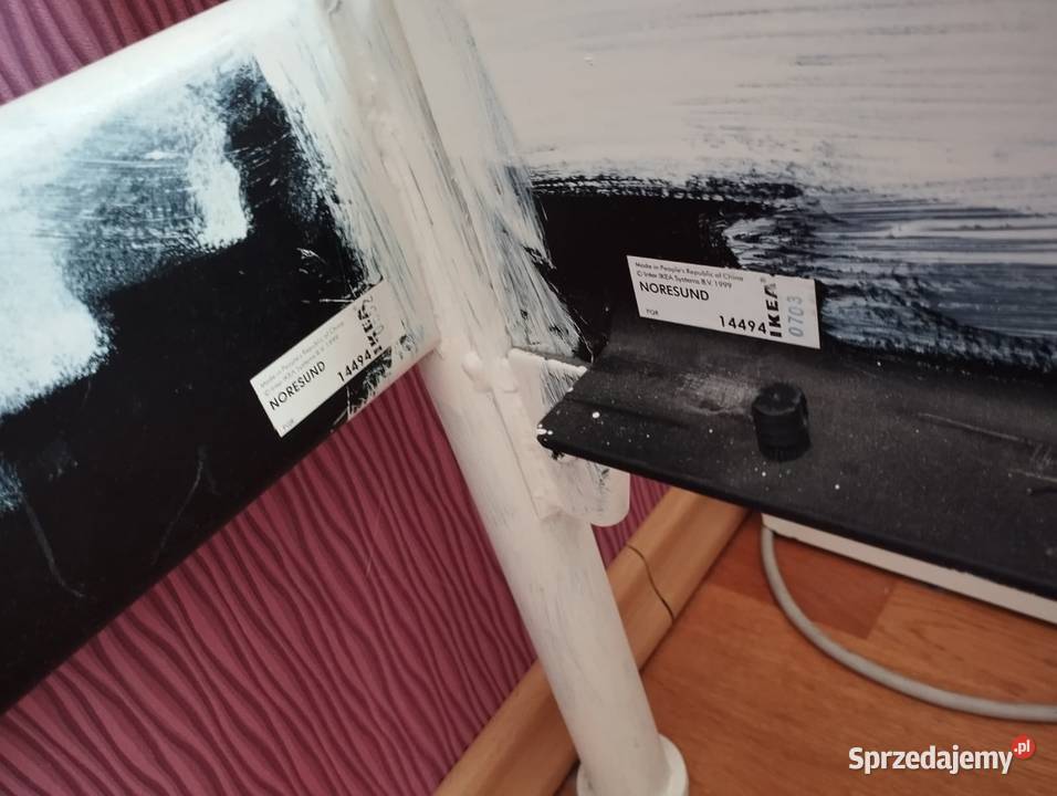 Łóżko metalowe Noresund IKEA 160x200 Stelaż 200cm Fałkowo