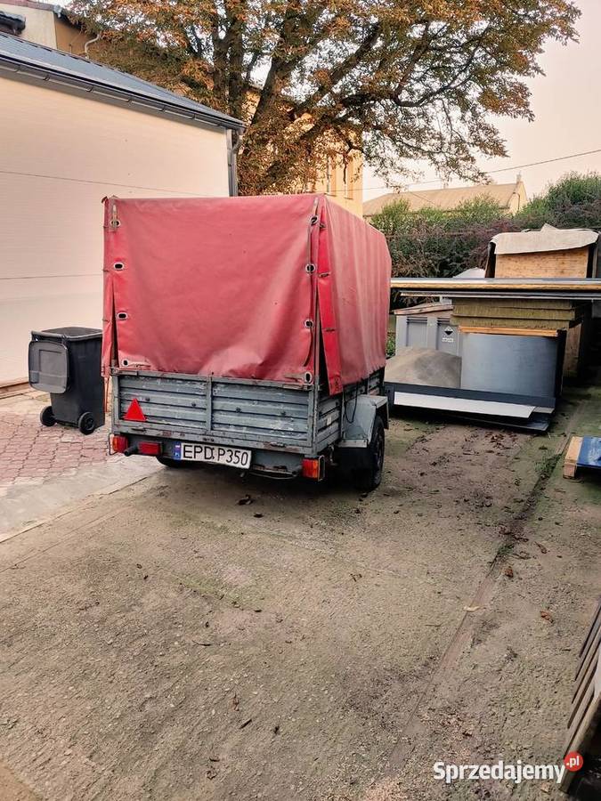 Przyczepa jednoosiowa SAM Przyczepka samochodowa burtowe Poddębice