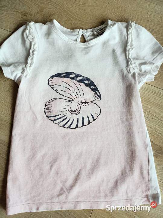 Tshirt koszulka dziewczęca biała 98 biały Płock