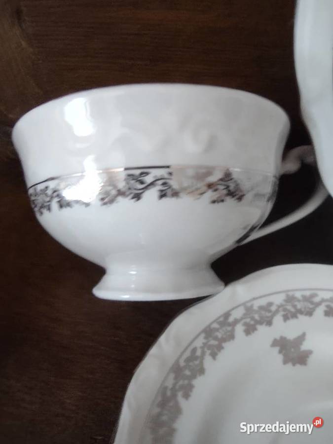 Zestaw trio porcelana Chodzież Jubileusz 25 lat Gniezno