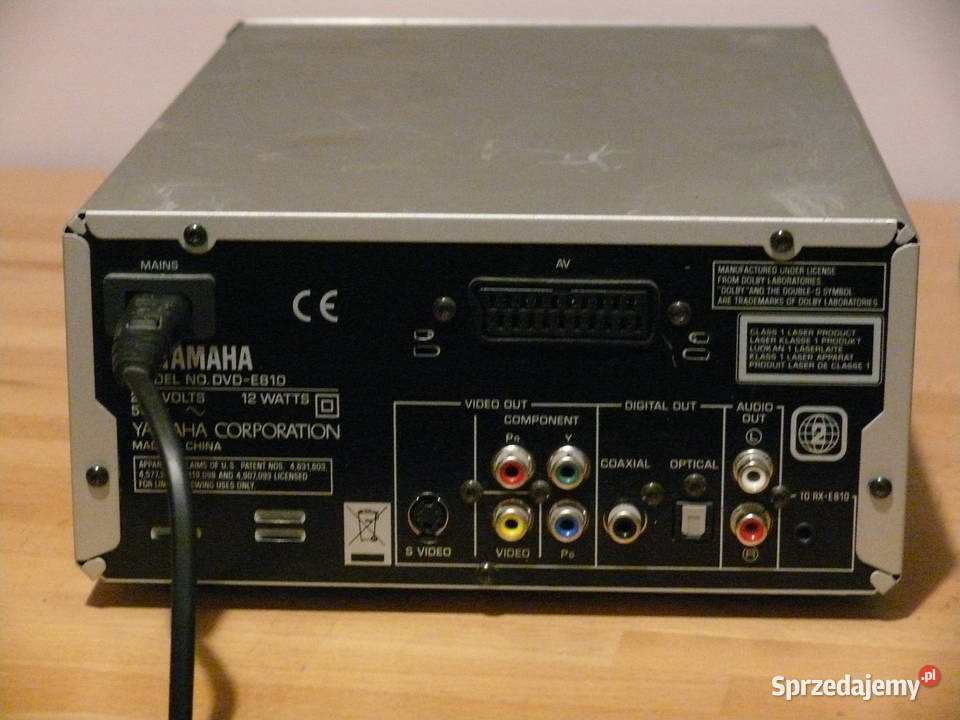 Odtwarzacz DVD Yamaha DVDE810 DVD i Blu-ray Gdańsk