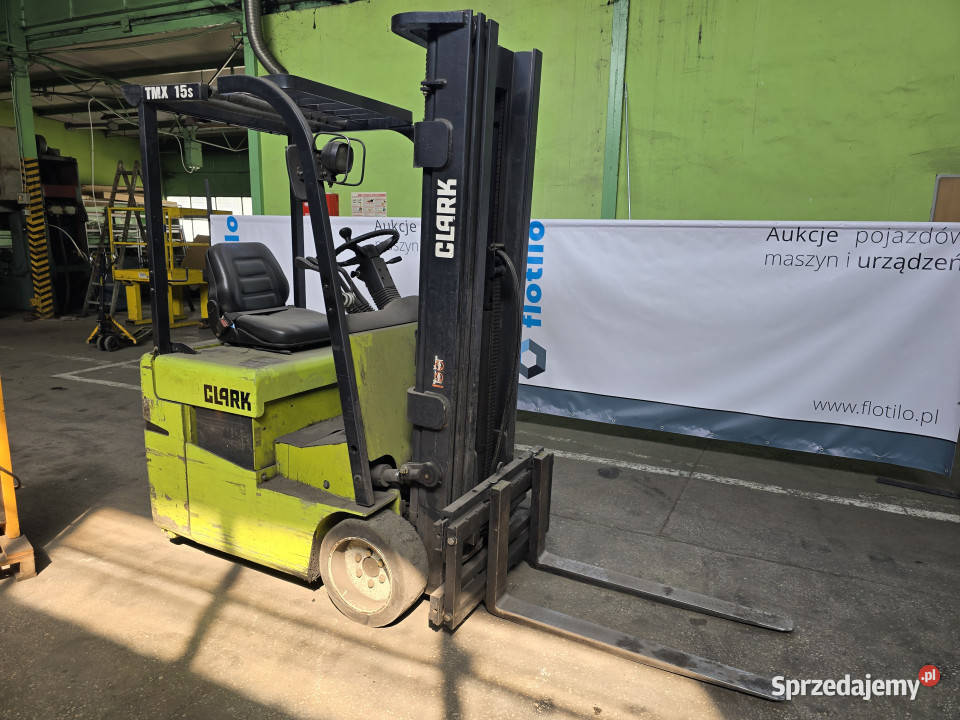 Wózek widłowy elektryczny CLARK TMX 15s elektryczny wielkopolskie