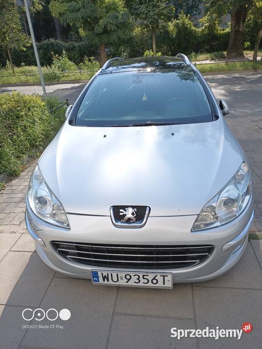 Peugeot 407 SW 20 HDi kombi panorama przebieg Warszawa sprzedam