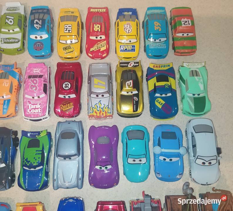 Disney Pixar Cars Auta 53 sztuki Samochody i pojazdy pomorskie Gdańsk sprzedam