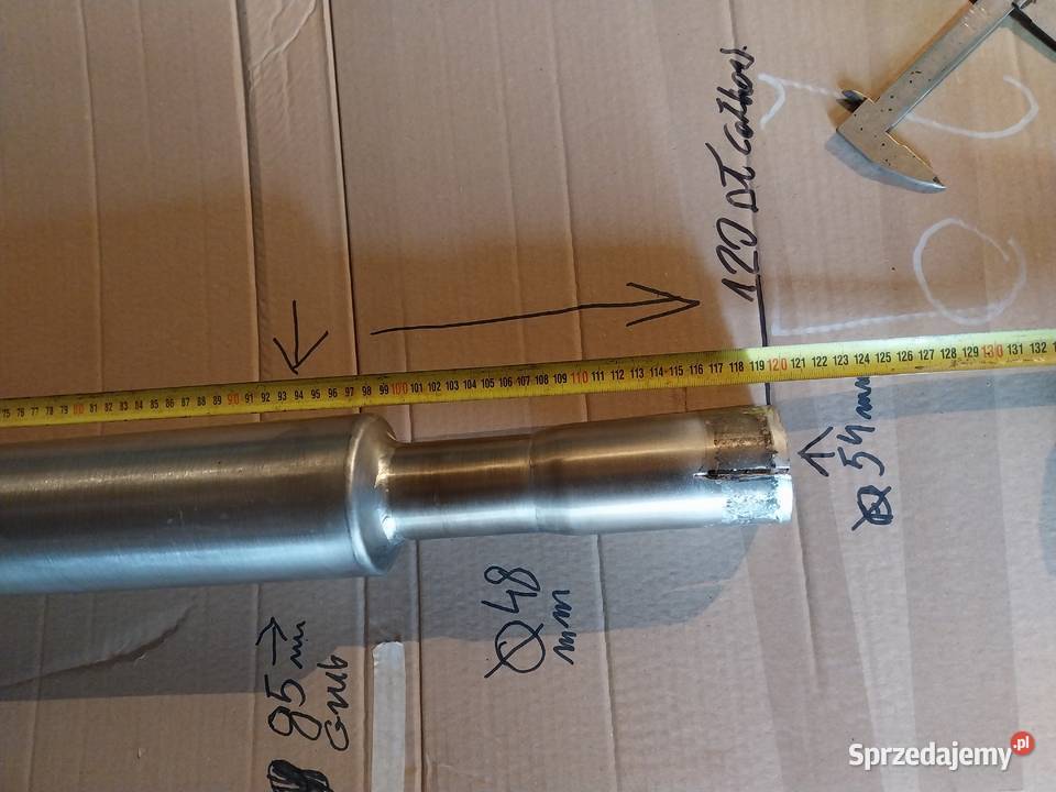 Tłumik wydech z nierdzewki traktor koparka Układ wydechowy Potok Wielki