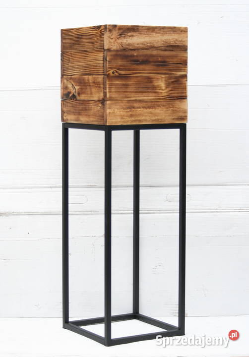 Stolik kawowy LOFT z szufladami na kółkach lite Mielec