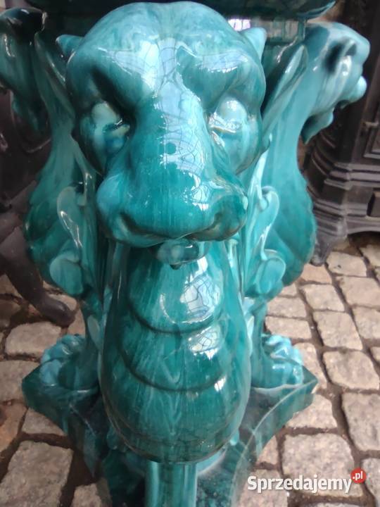 Stara Kolumna Majolika Massier Francja Antyki Gniezno sprzedam