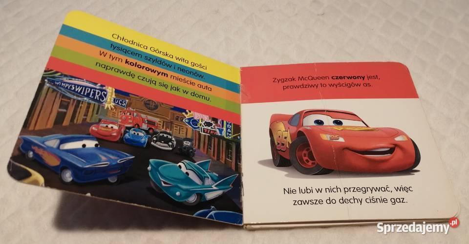 Kolorowe Auta Cars Egmont 2011 Książeczki dzieci śląskie Czeladź