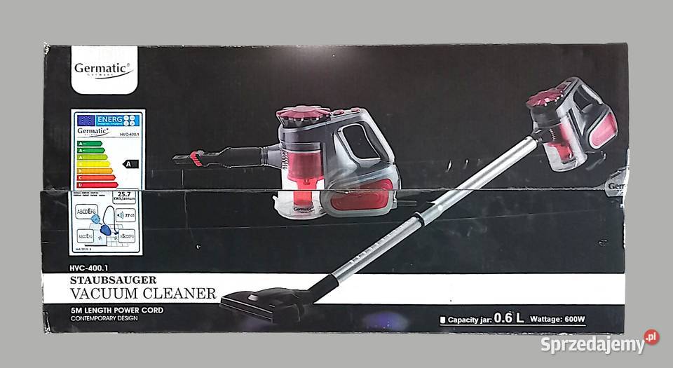 Germatic staubsauger vacuum cleaner szary Pozostałe Chrzanów