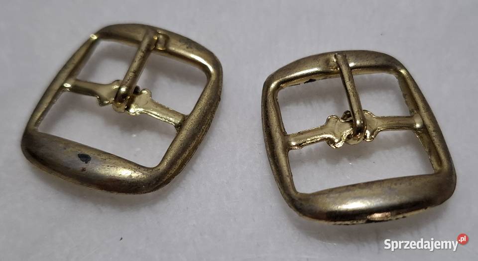 Klamerki sprzączki 24mm metalowe złote 2 Czeladź sprzedam