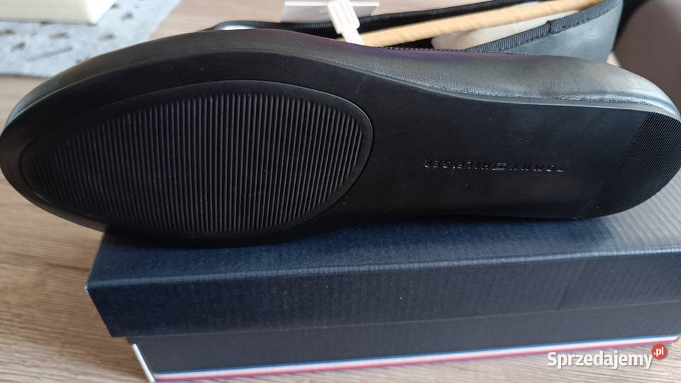 Skórzane baleriny Tommy Hilfiger Balerinki Siemianowice Śląskie sprzedam