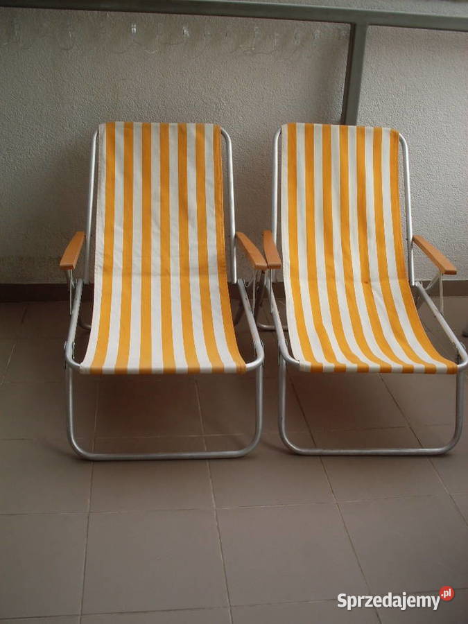 Leżak plażowy aluminiowy metal Poznań