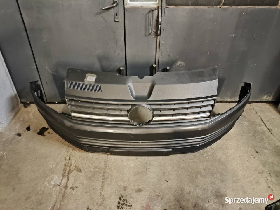 VW TRANSPORTER T6 ZDERZAK PRZÓD KRATKI Kępno