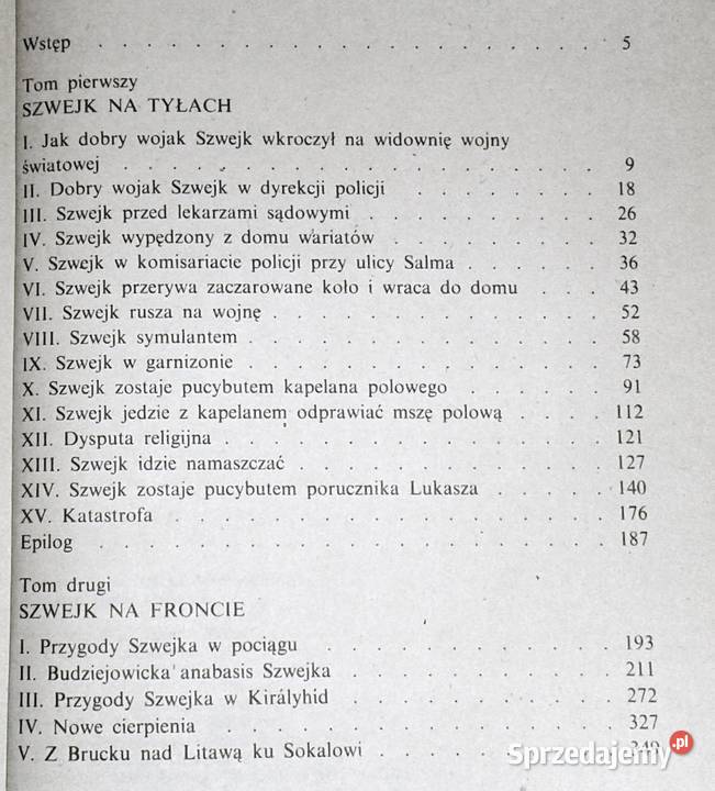 Przygody dobrego wojaka Szwejka Hasek Jaroslav Chełm