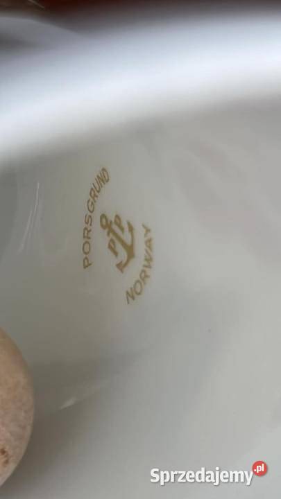 Dzwonek sygnowany P P Porsgrund Norway Ze Porcelana i szkło sprzedam
