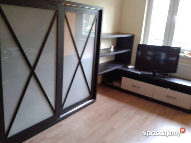 Meble salonowe i duża szafa z przedpokoju z drew Jaworzno
