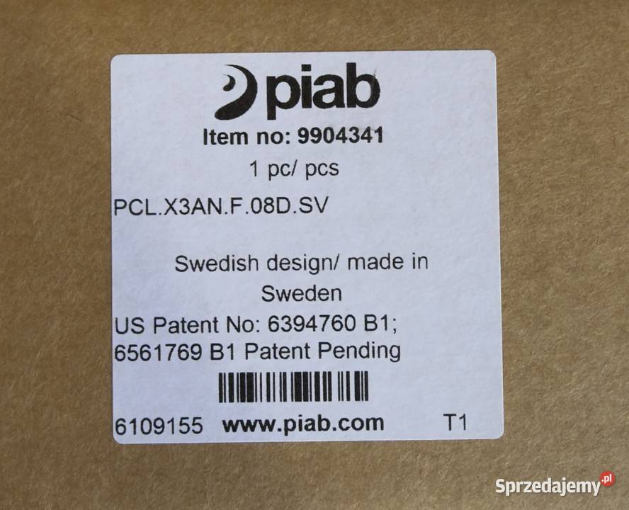Piab piCLASSIC Xi x3 PCLX3ANF08DSV Generator Pozostałe zachodniopomorskie Szczecin