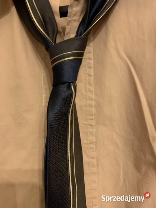 Krawat męski dwukolorowy wąski hand nade Częstochowa