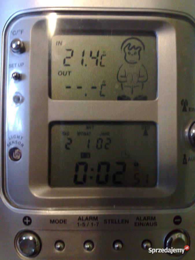 STACJA METEO POGODA TERMOMETR RADIO ZEGAR BUDZIK AGD drobne Rakowicze