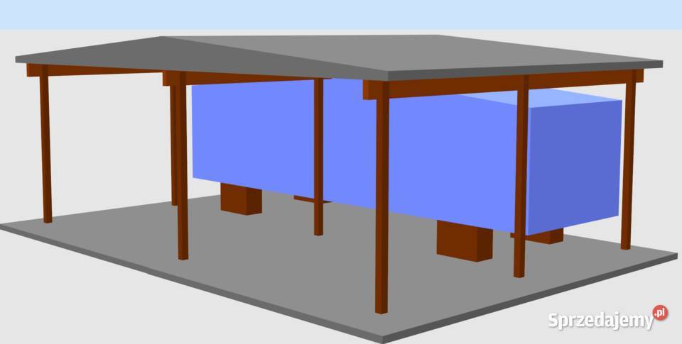 Zadaszenie domku holenderskiego sauny tratwy Katowice sprzedam