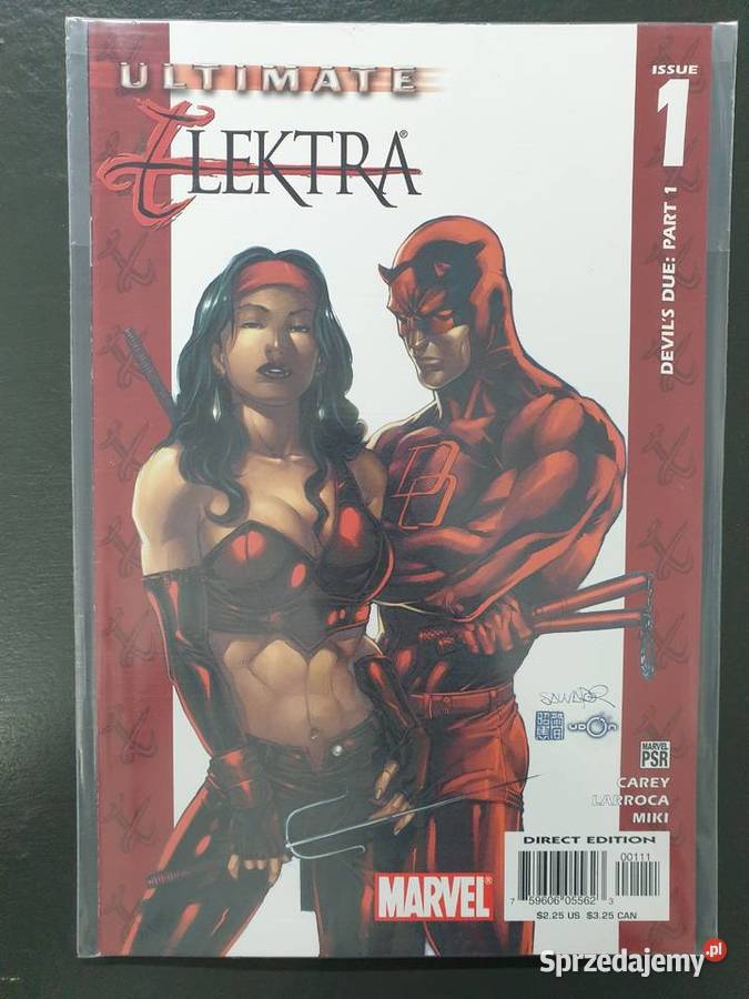 Ultimate Elektra Devils Due 5 komiksów Marvel Gdynia sprzedam