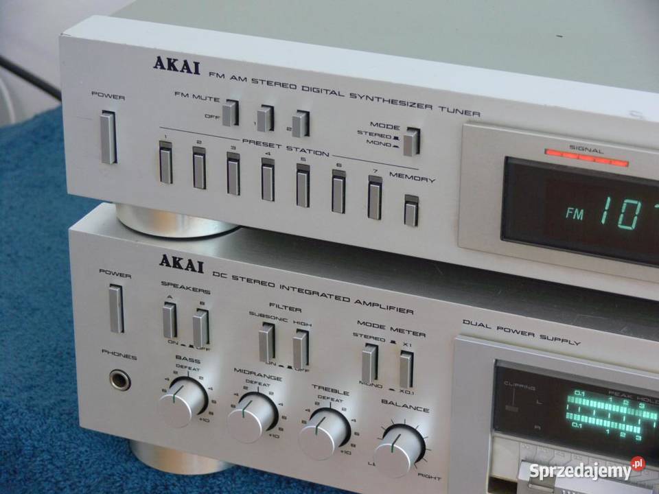 Wzmacniacz i tuner Akai Vintage WYSYŁKA Jasło