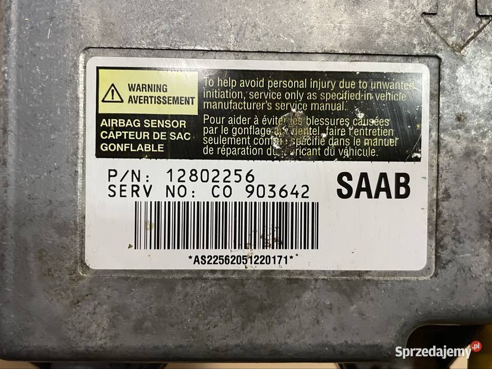 12802256 moduł sensor airbag Mini cooper one r55 Komputery Szczecin