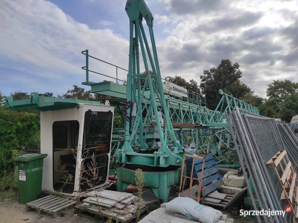 Żuraw wieżowy górnoobrotowy Potain SP 85A 1997 Ligota Piękna