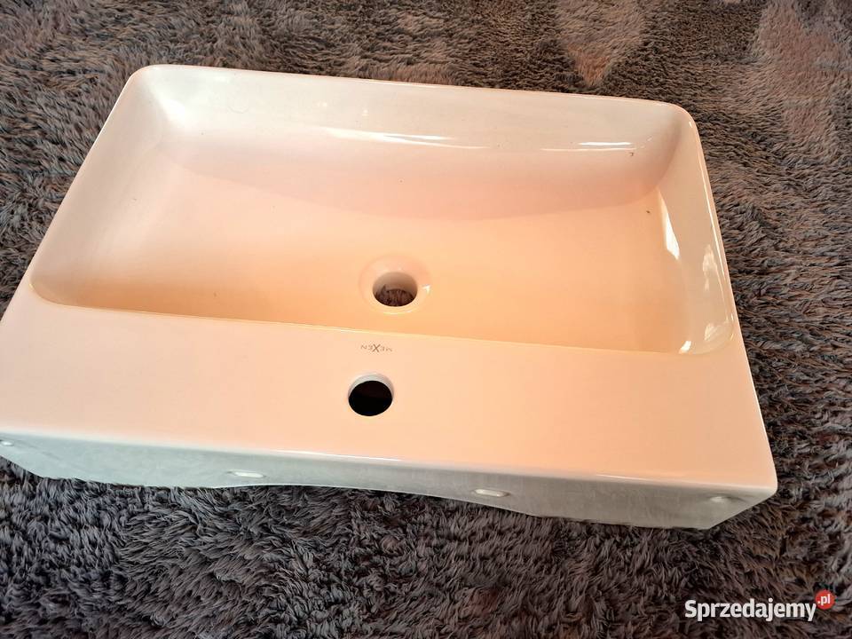Mexen Benita umywalka nablatowa 60 x 41 biała Ożarów Mazowiecki