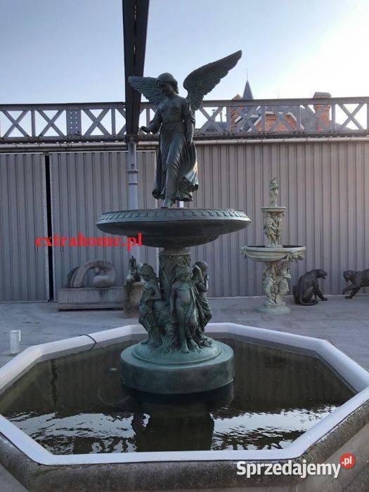 Fontanna Anioł Central Park replika z brązu H zachodniopomorskie sprzedam