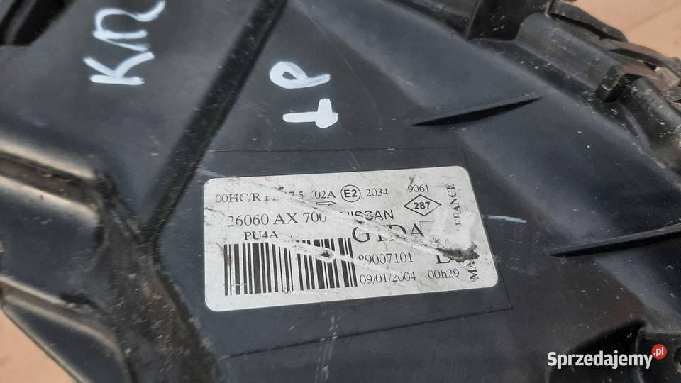 lampa przednia lewa Nissan Micra k12 89007101