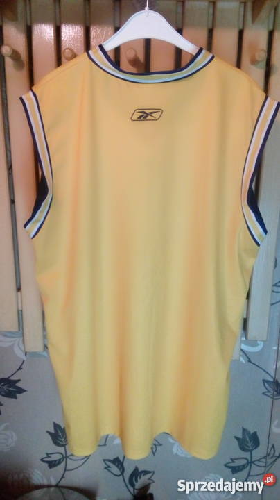 Reebok oryg Tschirt zótłty bez rękawówNa Reebok Świdnik