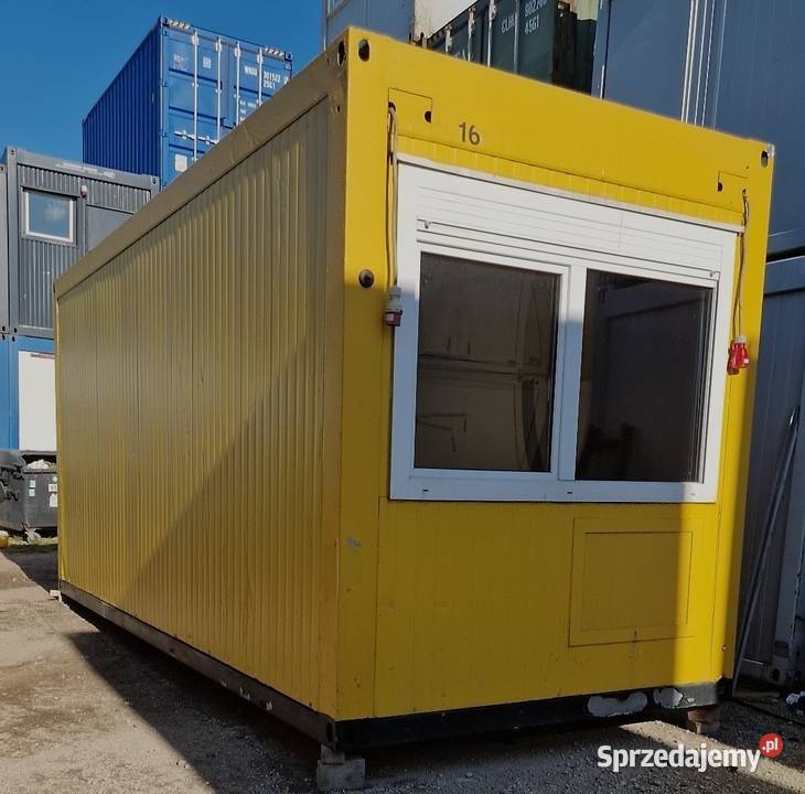 Sprzedam Kontener Biurowo Socjalny o wym605x244 Somianka-Parcele sprzedam