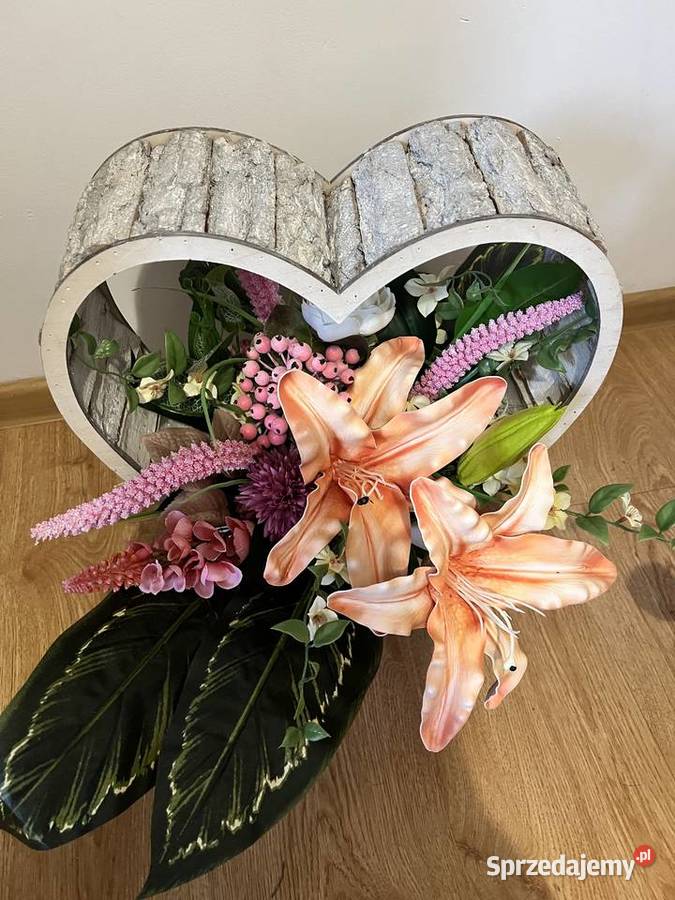 Kompozycja nagrobna z liliami podkarpackie sprzedam