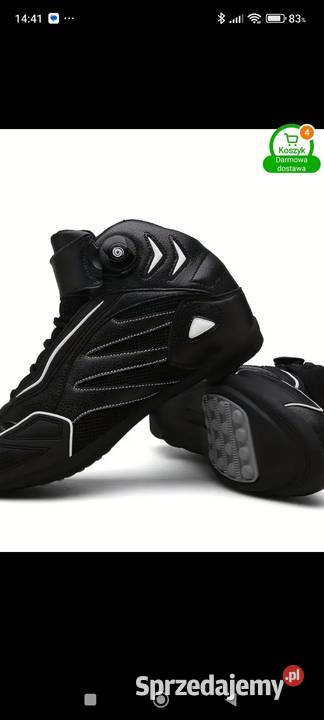 Buty motocyklowe krótkie nowe Buty motocyklowe zachodniopomorskie Kamień Pomorski sprzedam