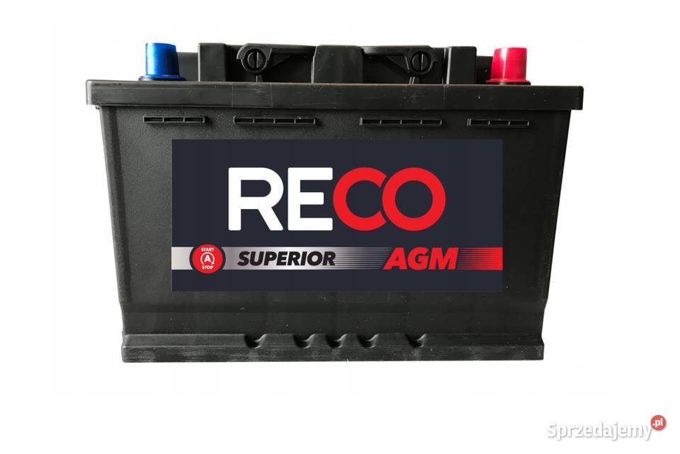 Akumulator Reco AGM 12V 70Ah 760A osobowe Olsztyn