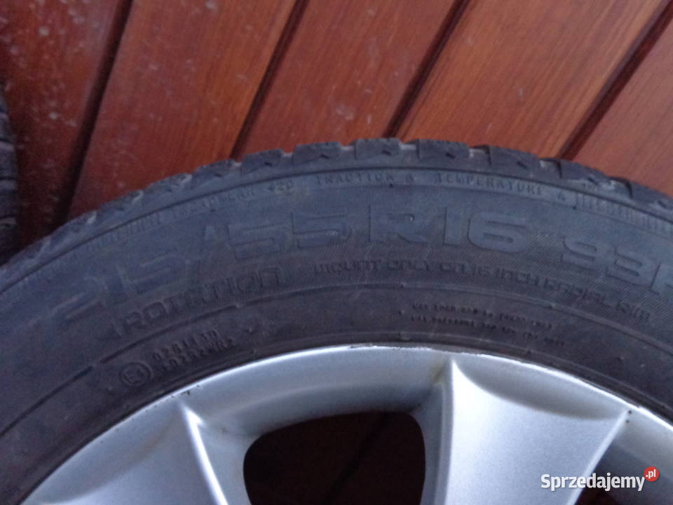 Felgi aluminiowe 5x108 z oponami zimowymi 21555 Ostróda