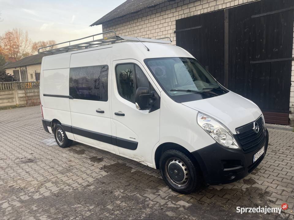Opel Movano brydadówka 7 miejsc hak Poddębice