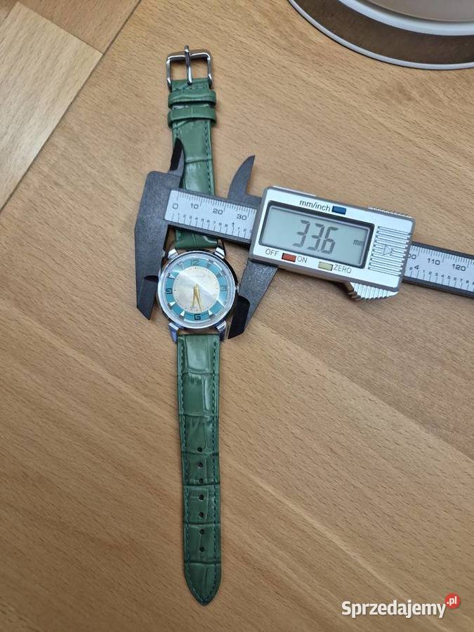 Zegarek Kirowskie Krab zielony ring Chorzów