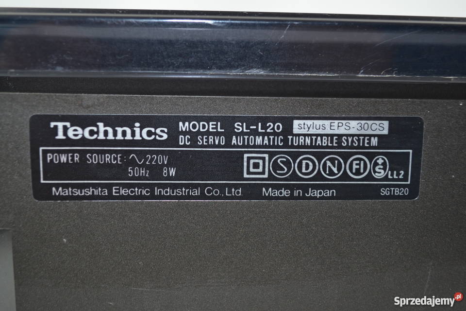 TECHNICS SLL20 GRAMOFON